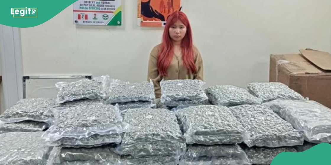 Thai lady arrested with boxes of illicit drug consignments at Murtala Muhammed International Airport in Lagos