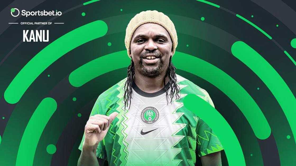 Nigeria and Arsenal Legend Nwankwo Kanu/ Sportsbet.io