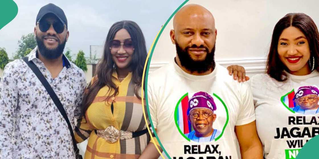 Yul Edochie gushes over second wife, Judy Austin. Yul Edochie gushes over second wife, Judy Austin.