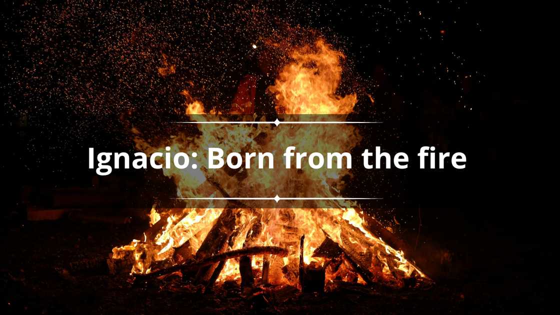 A close-up image of a bonfire