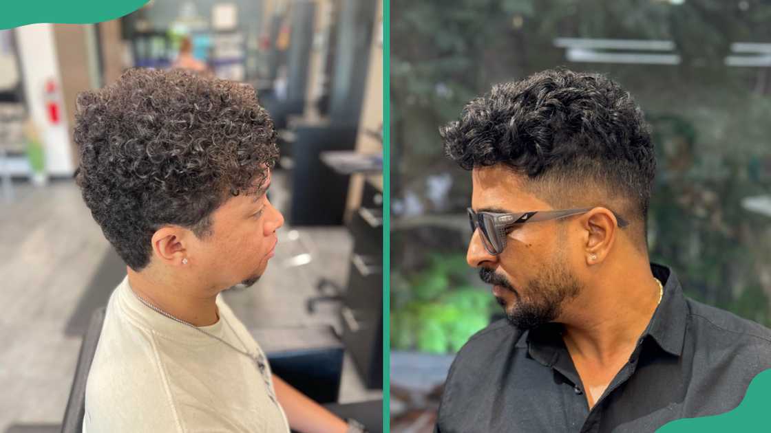 Short natural curls Short natural curls