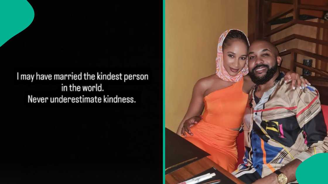 Adesua Etomi called Banky the kindest man on earth.