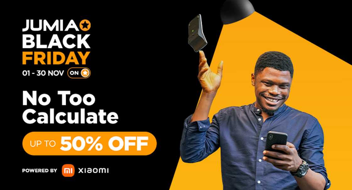 Jumia Black Friday: Enjoy up to 50% discount on electronics, gadgets, fashion items and more