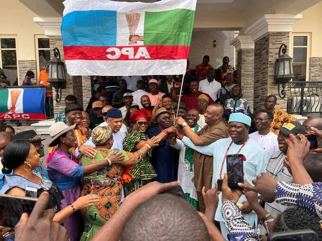 Festus Keyamo in Effurun, APC leaders in Effurun