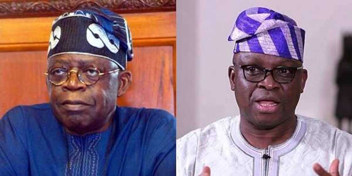 2023: Intrigues as Fayose speaks on Tinubu's rumoured presidency ambition, says "he's a leader" 2023: Intrigues as Fayose speaks on Tinubu's rumoured presidency ambition, says "he's a leader"