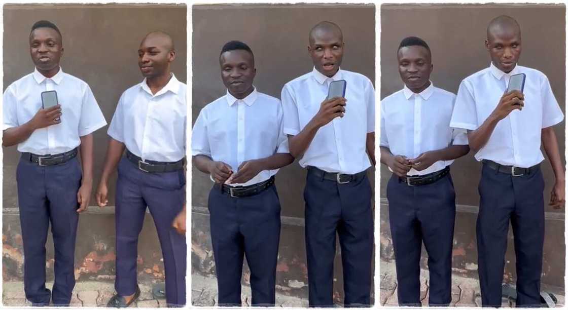 Photos of two blind men from Bethesda Home for the Blind, Lagos. Photos of two blind men from Bethesda Home for the Blind, Lagos.