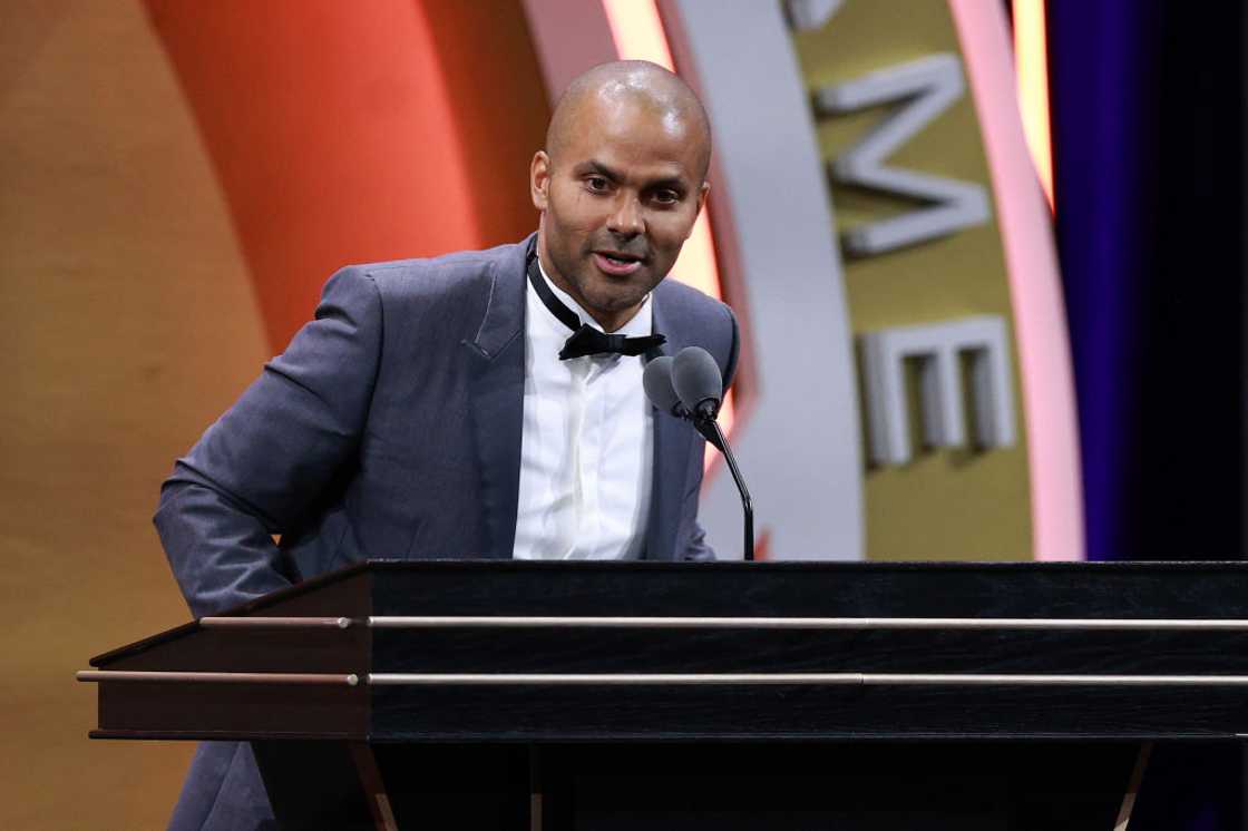 Tony Parker at Symphony Hall in Springfield, Massachusetts.