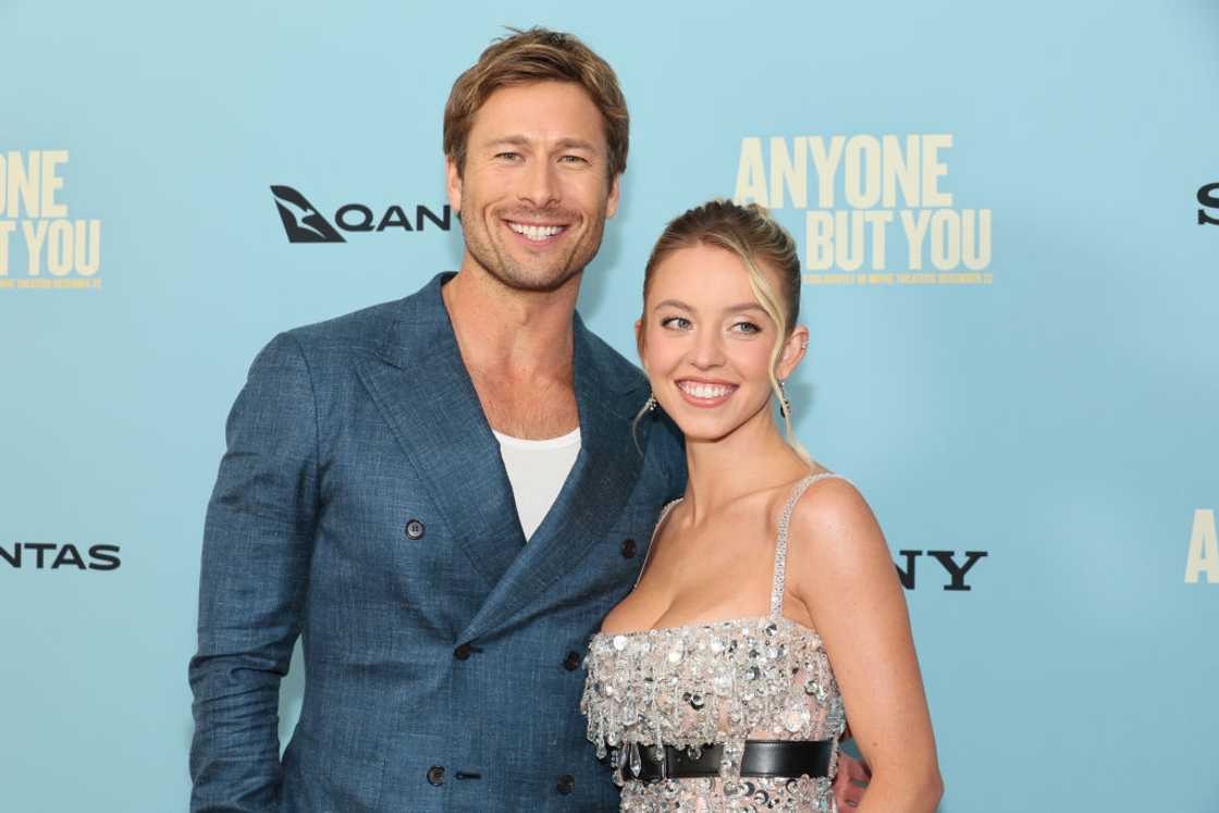 Glen Powell and Sydney Sweeney attend Columbia Pictures' "Anyone But You"