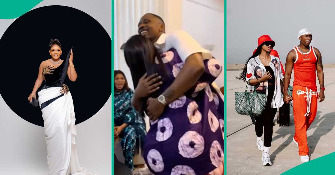 Iyabo Ojo prays for Juma Jux and her daughter, Priscilla. Iyabo Ojo prays for Juma Jux and her daughter, Priscilla.