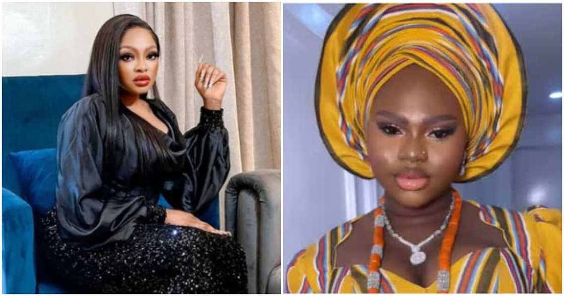 Actress Funmi Awelewa and influencer Mandy Kiss Actress Funmi Awelewa and influencer Mandy Kiss