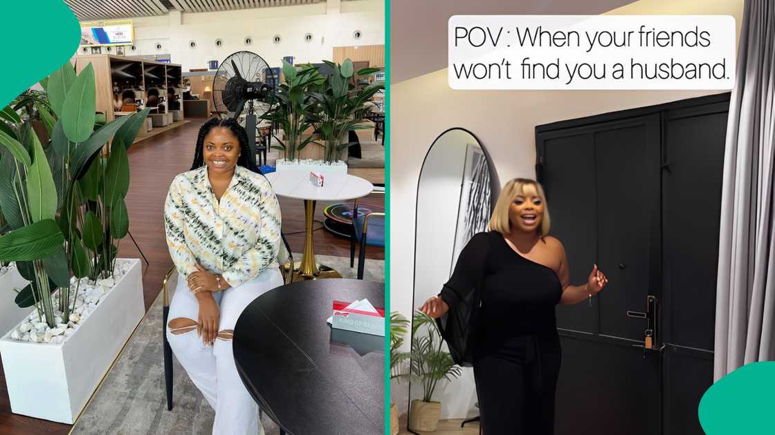 Juliana Oloyede drags friends over her singleness. Juliana Oloyede drags friends over her singleness.