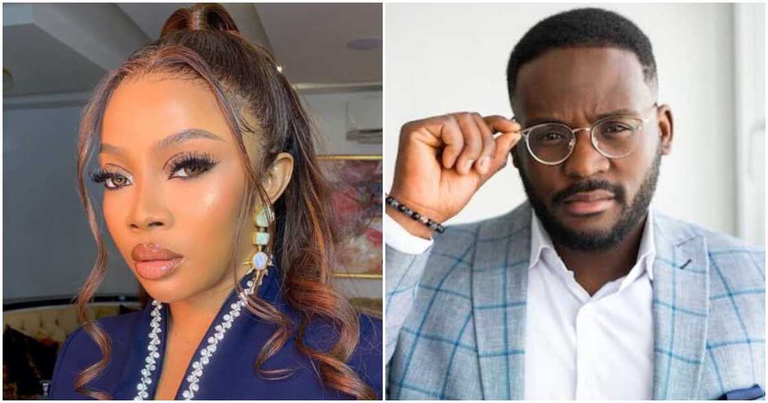 Toke Makinwa schools Twitter troll Toke Makinwa schools Twitter troll