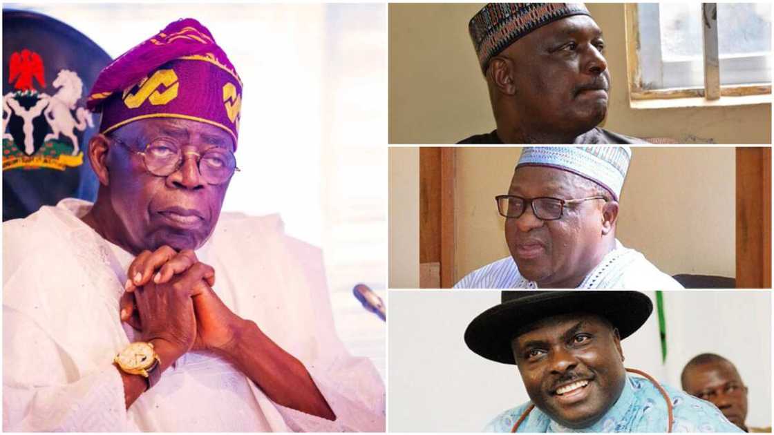 President Bola Tinubu/James Ibori/Joshua Dariye/Presidency President Bola Tinubu/James Ibori/Joshua Dariye/Presidency