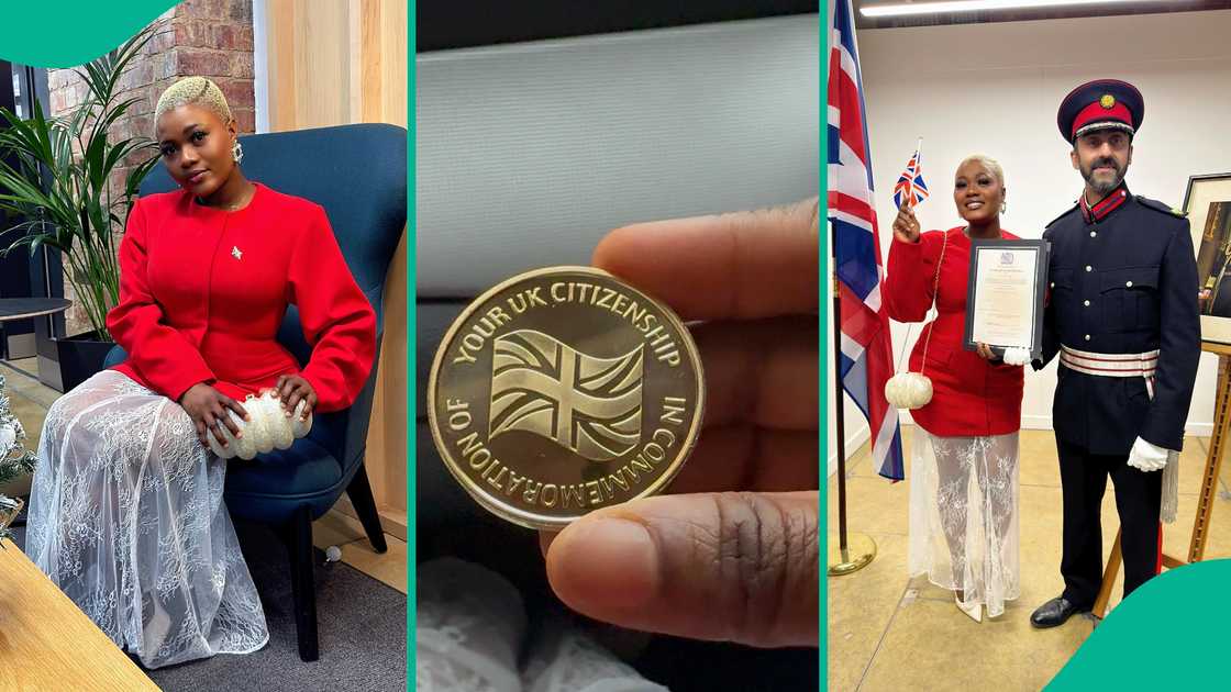 Nigerian nurse trends as she flaunts golden medal UK government her after she became British citizen