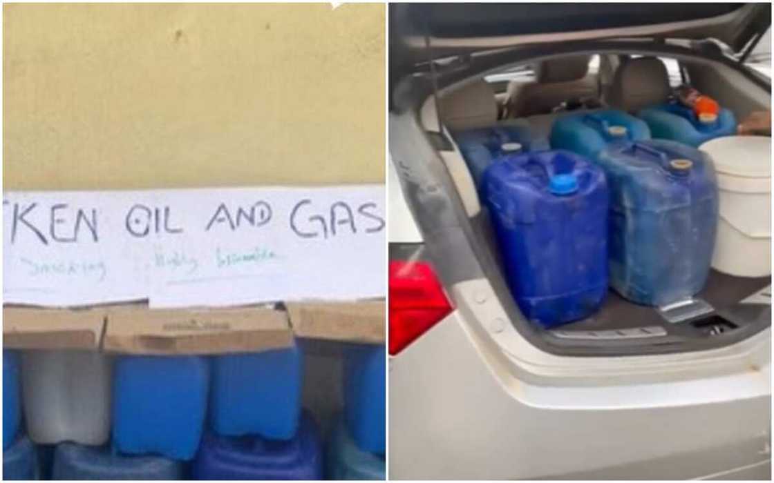 As fuel scarcity bites harder in Nigeria, a man has said he is selling fuel at home As fuel scarcity bites harder in Nigeria, a man has said he is selling fuel at home
