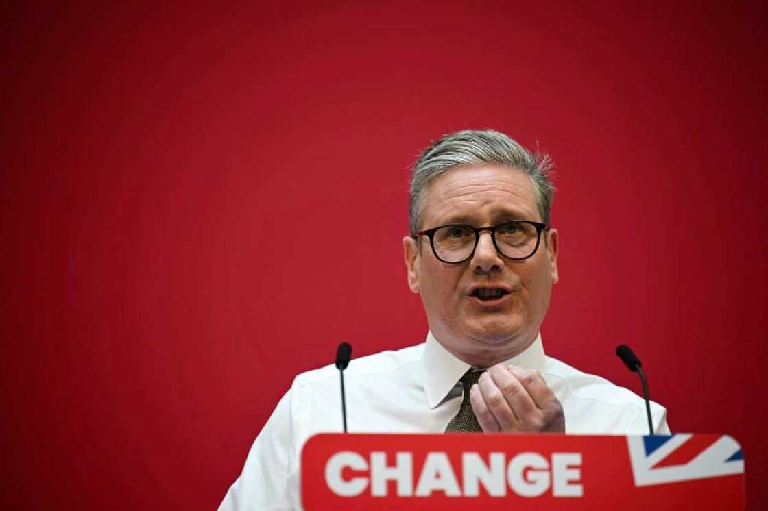 Polls suggest Britain's main opposition Labour Party leader Keir Starmer is headed for victory