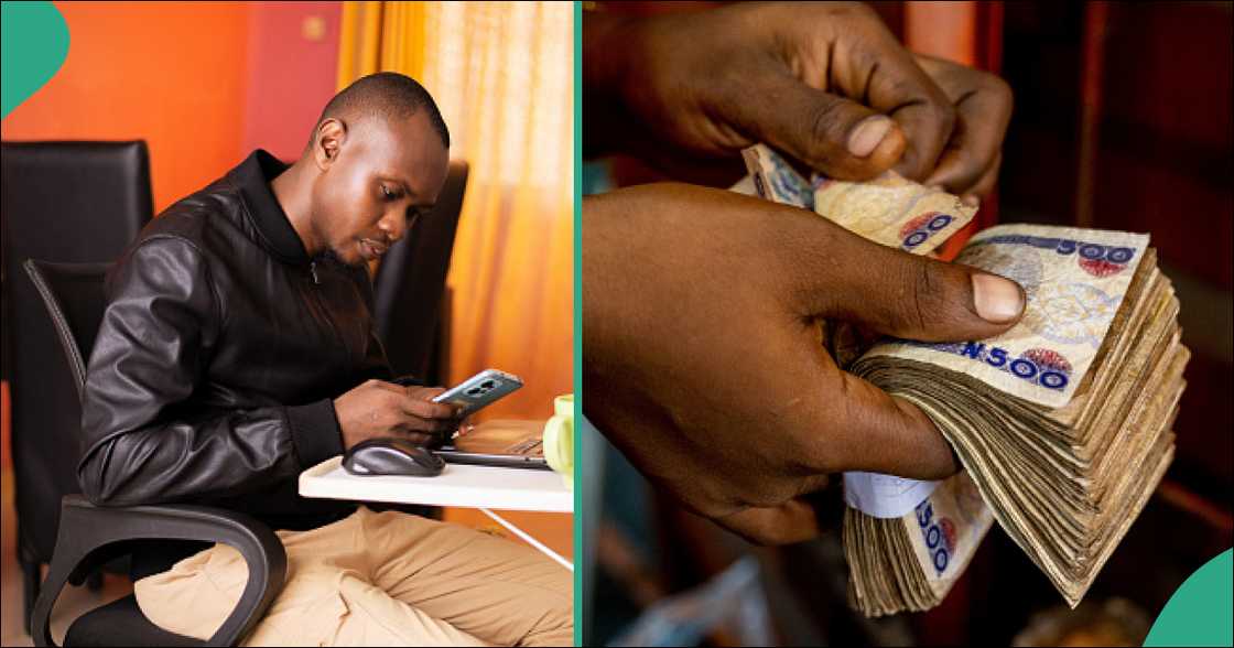 Reactions as man flaunts credit alert he got from girlfriend whom he begged for N10k