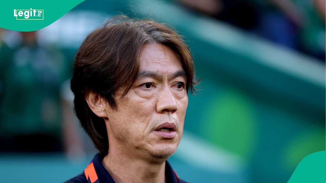 Myung-Bo Hong, FIFA, World Cup, South Africa, Korea Republic, Monterrey Stadium. Myung-Bo Hong, FIFA, World Cup, South Africa, Korea Republic, Monterrey Stadium.