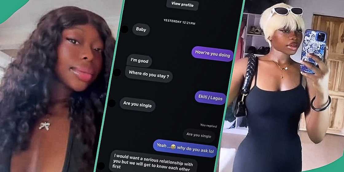 Lady shares her disappointing chat with man she met online