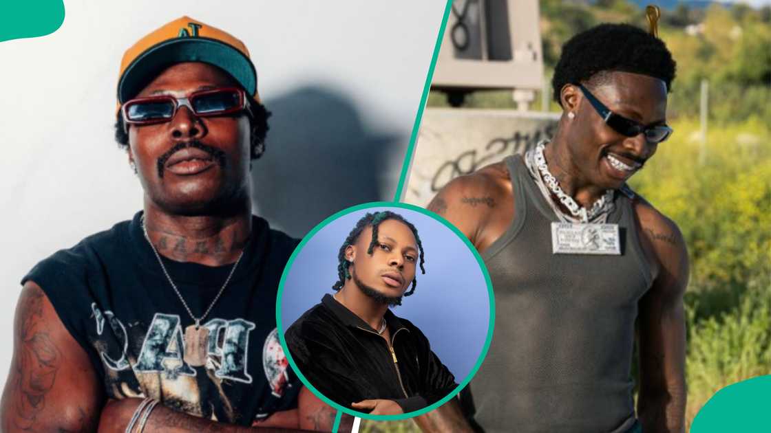 Asake accused of bleaching as his throwback photo goes viral. Asake accused of bleaching as his throwback photo goes viral.