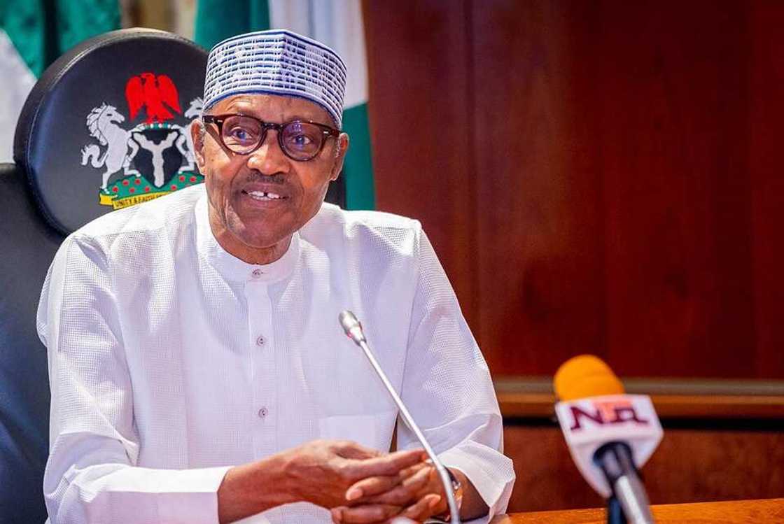 The Presidential Wing, Murtala Mohammed Airport, Lagos, President Muhammadu Buhari