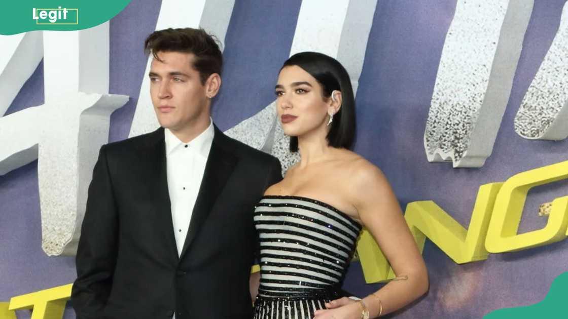 Dua Lipa and Isaac Carew at the Odeon Luxe in Leicester Square Dua Lipa and Isaac Carew at the Odeon Luxe in Leicester Square