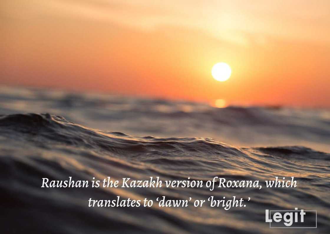 Kazakh names: Raushan Kazakh names: Raushan