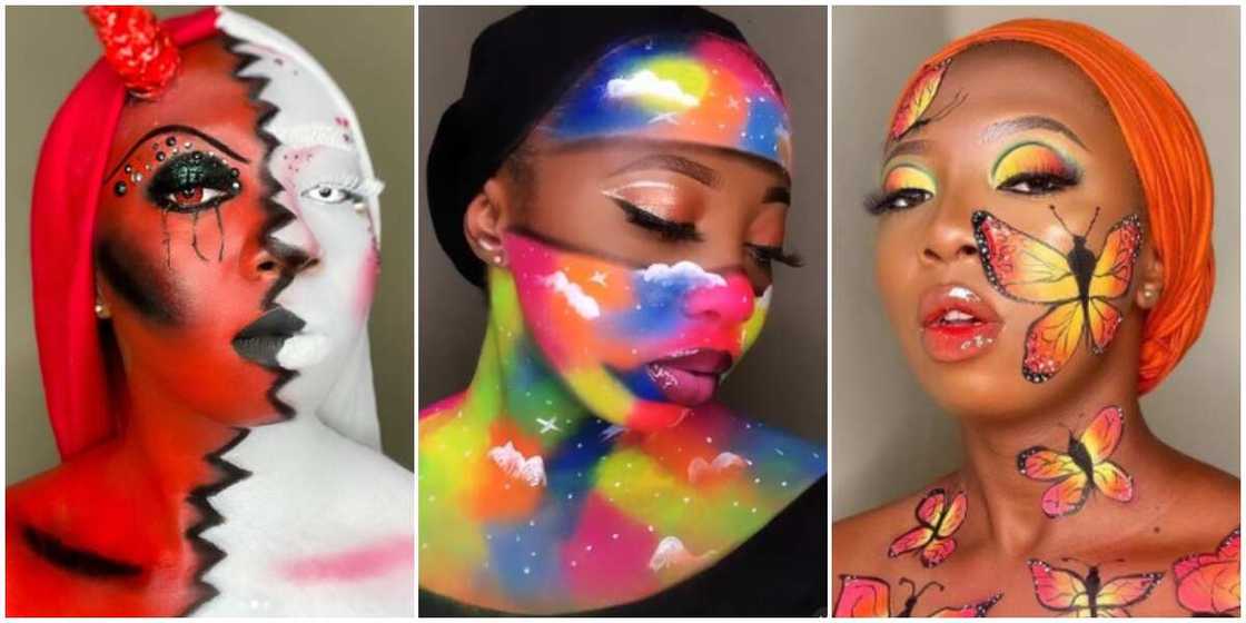 Photos of Ghanaian makeup artist, Faruza Yakubu. Photos of Ghanaian makeup artist, Faruza Yakubu.