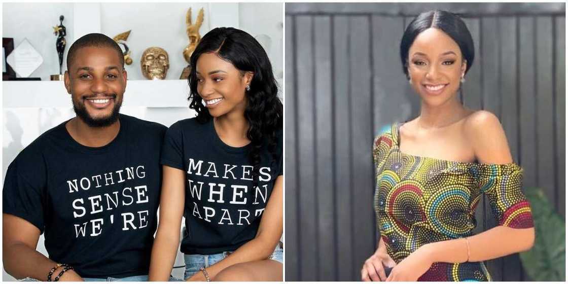 Alex Ekubo's wife-to-be Fancy Acholonu refuses guy trying to dance with her Alex Ekubo's wife-to-be Fancy Acholonu refuses guy trying to dance with her