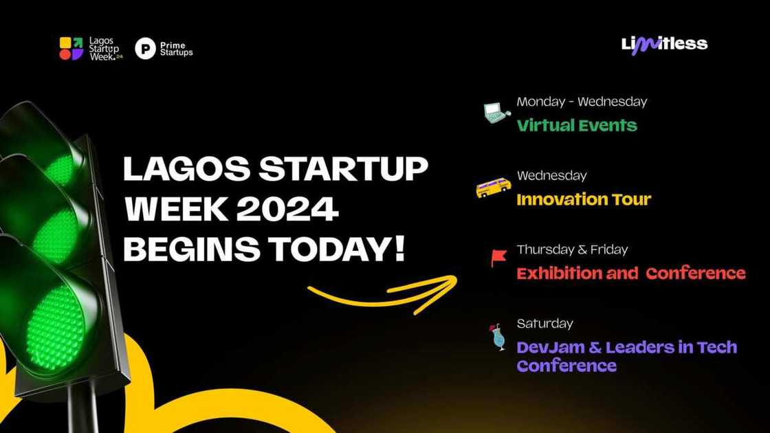 Lagos Startup Week, LSW 2024, Schedule Lagos Startup Week, LSW 2024, Schedule
