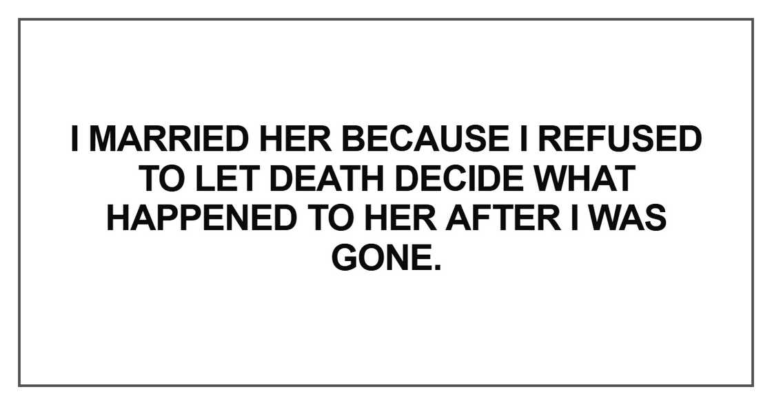 I married her because I refused I married her because I refused