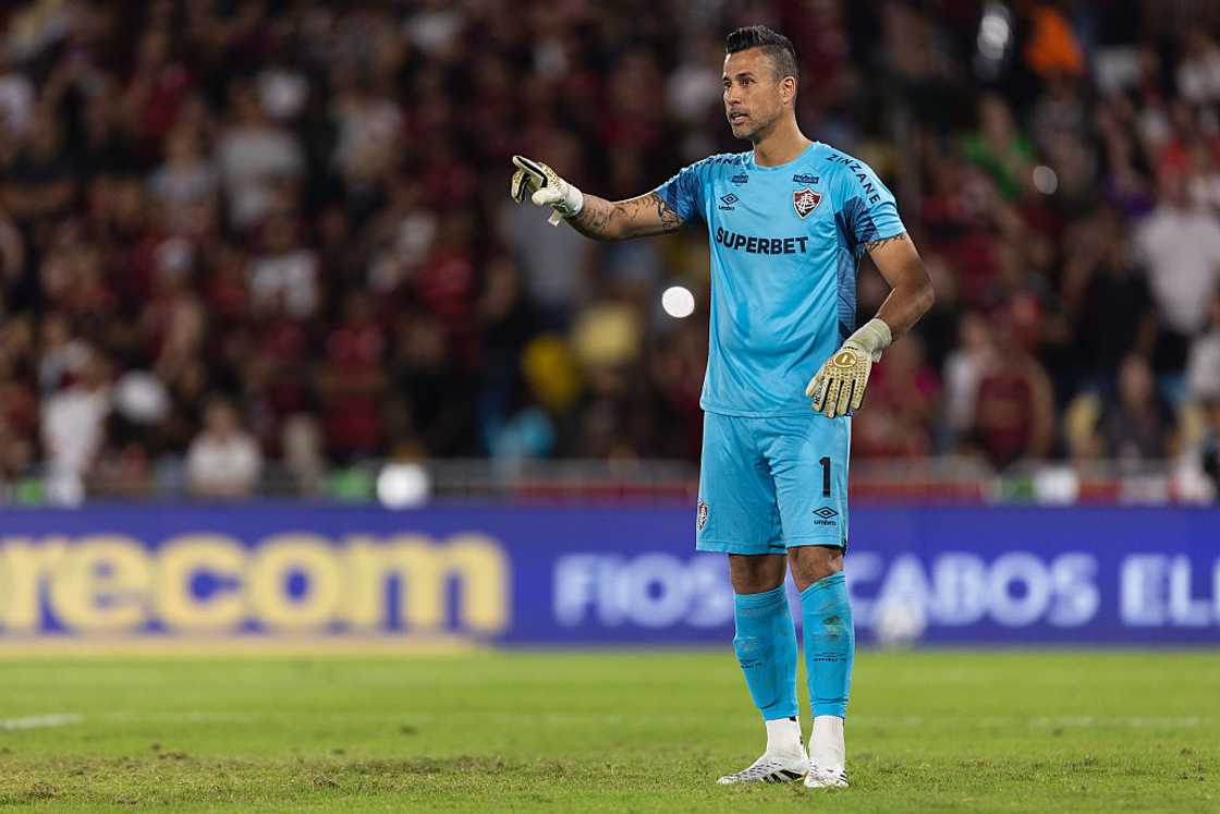 Goalkeeper Fabio at Maracana Stadium