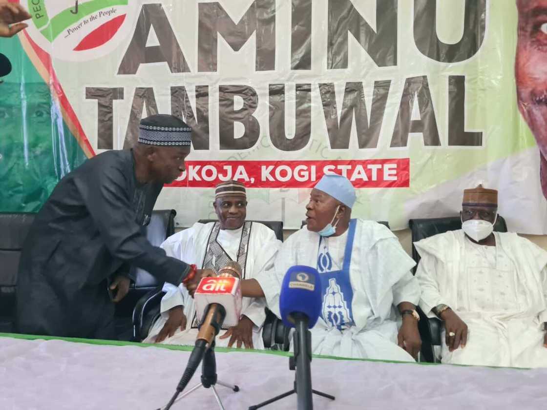 Tambuwal in Kogi Tambuwal in Kogi