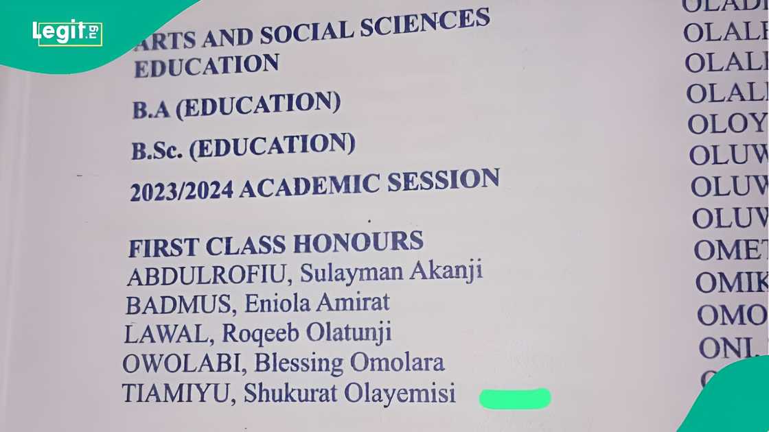 University of Ibadan graduate Shukurat Olayemisi sets 10-year departmental record, earns first class in Yoruba Education with 3.64 CGPA and celebrates online.