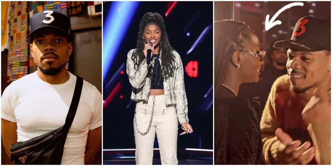 Chance the rapper and Tems Chance the rapper and Tems