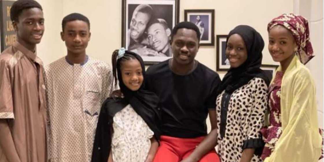 Kannywood Actor Ali Nuhu Shows Off His Cute Children in Beautiful Family Photo, Causes Stir Kannywood Actor Ali Nuhu Shows Off His Cute Children in Beautiful Family Photo, Causes Stir