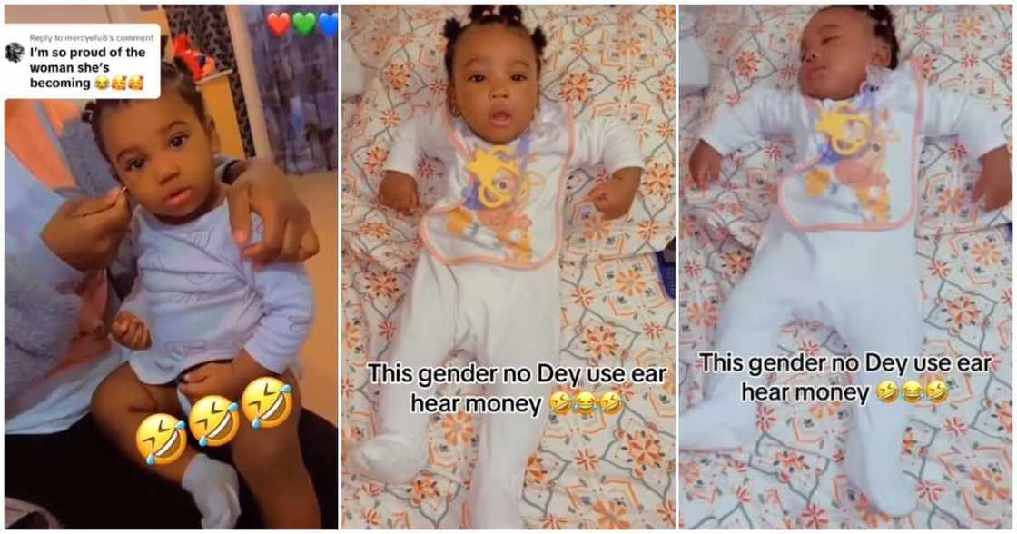 Money, baby, Buga, sleeping little niece Money, baby, Buga, sleeping little niece