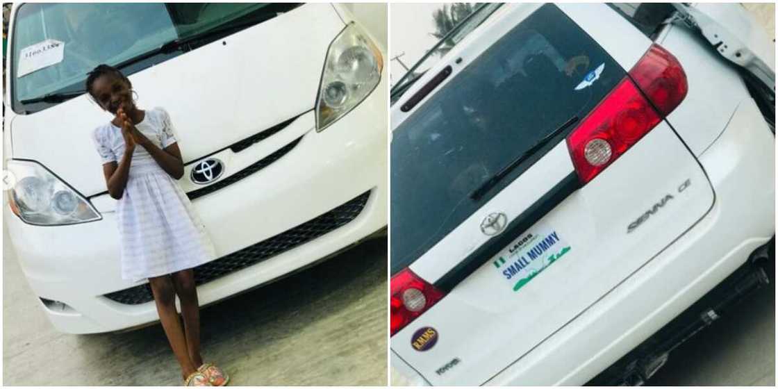 Small Mummy gets customized car as birthday gift Small Mummy gets customized car as birthday gift