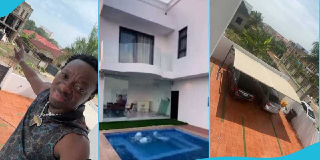 Michael Blackson Flaunts Huge House He Built In Ghana, Video Shows Numerous  Cars On Compound: "Baba" - Legit.ng