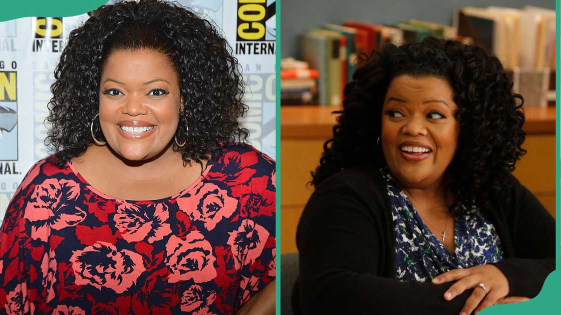 Actress Yvette Nicole Brown in 2013 and as Shirley Bennett Actress Yvette Nicole Brown in 2013 and as Shirley Bennett