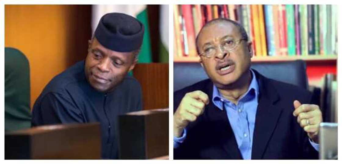 APC’s manifesto was drafted in Pat Utomi’s house - Osinbajo APC’s manifesto was drafted in Pat Utomi’s house - Osinbajo