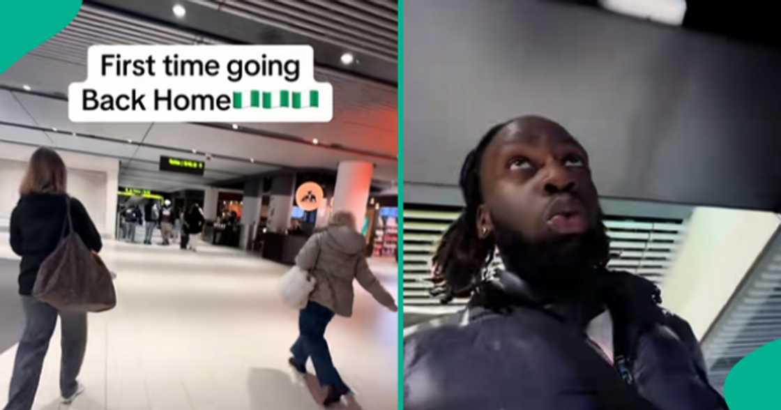 UK-based man shares the moment he arrived in Nigeria for the first time. UK-based man shares the moment he arrived in Nigeria for the first time.