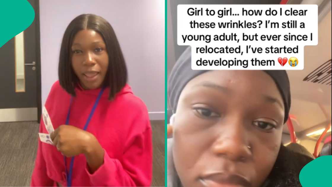 Lady draws people's attention to what she noticed on her face since relocating to UK, cries out Lady draws people's attention to what she noticed on her face since relocating to UK, cries out