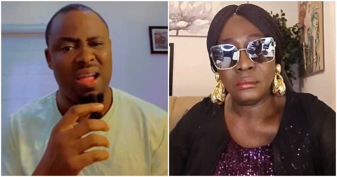 Actor Lege and blogger Mama Esabod Actor Lege and blogger Mama Esabod