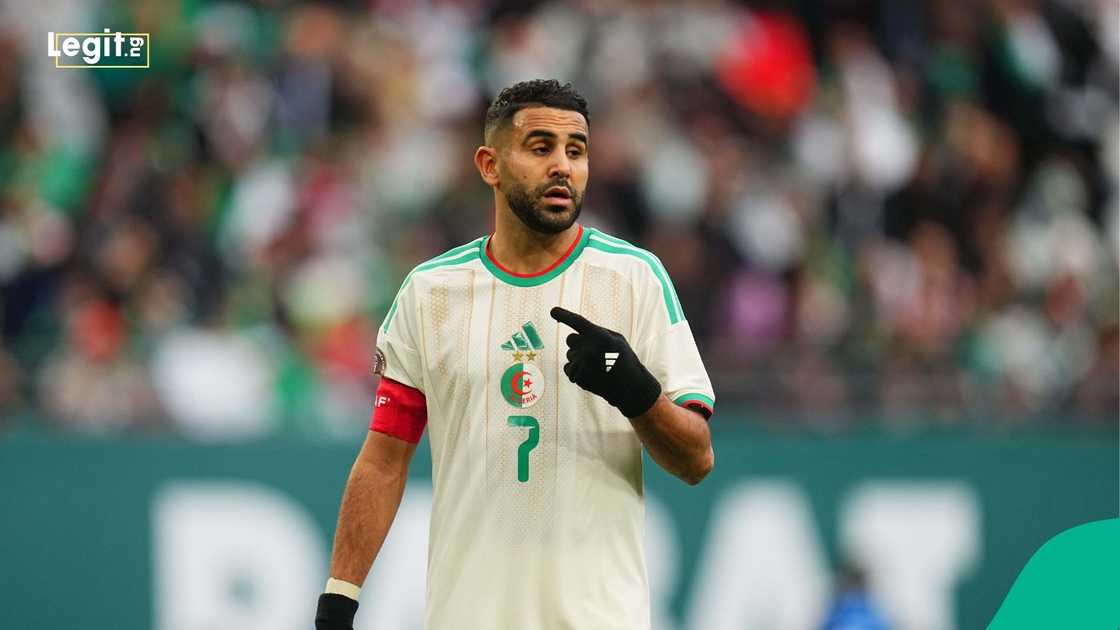 Riyad Mahrez, 2025 AFCON, Algeria, DR Congo, Rabat, Morocco. Riyad Mahrez, 2025 AFCON, Algeria, DR Congo, Rabat, Morocco.