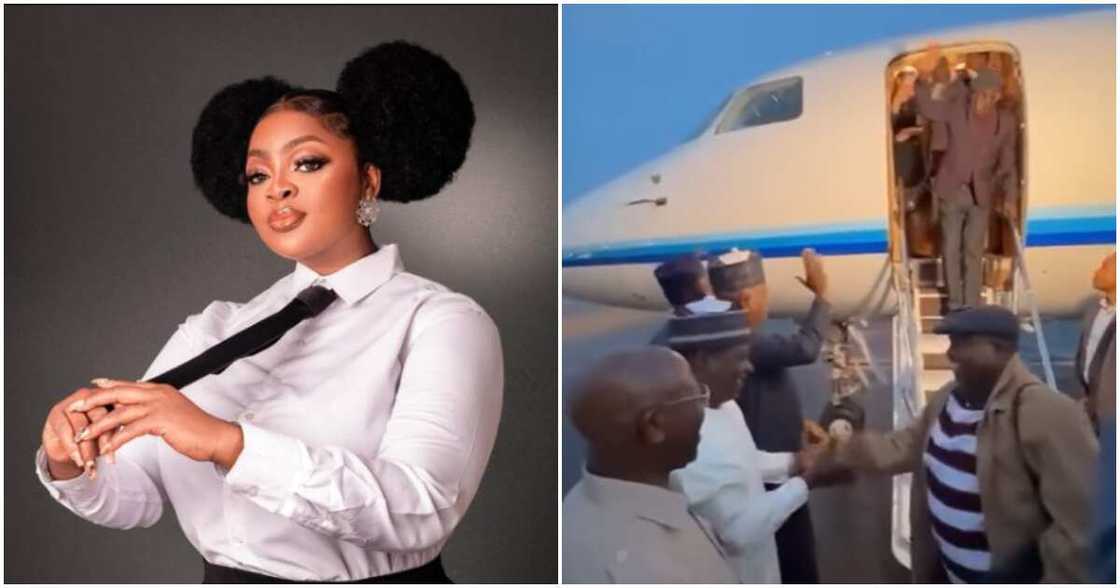 Actress Eniola Badmus and Tinubu Actress Eniola Badmus and Tinubu