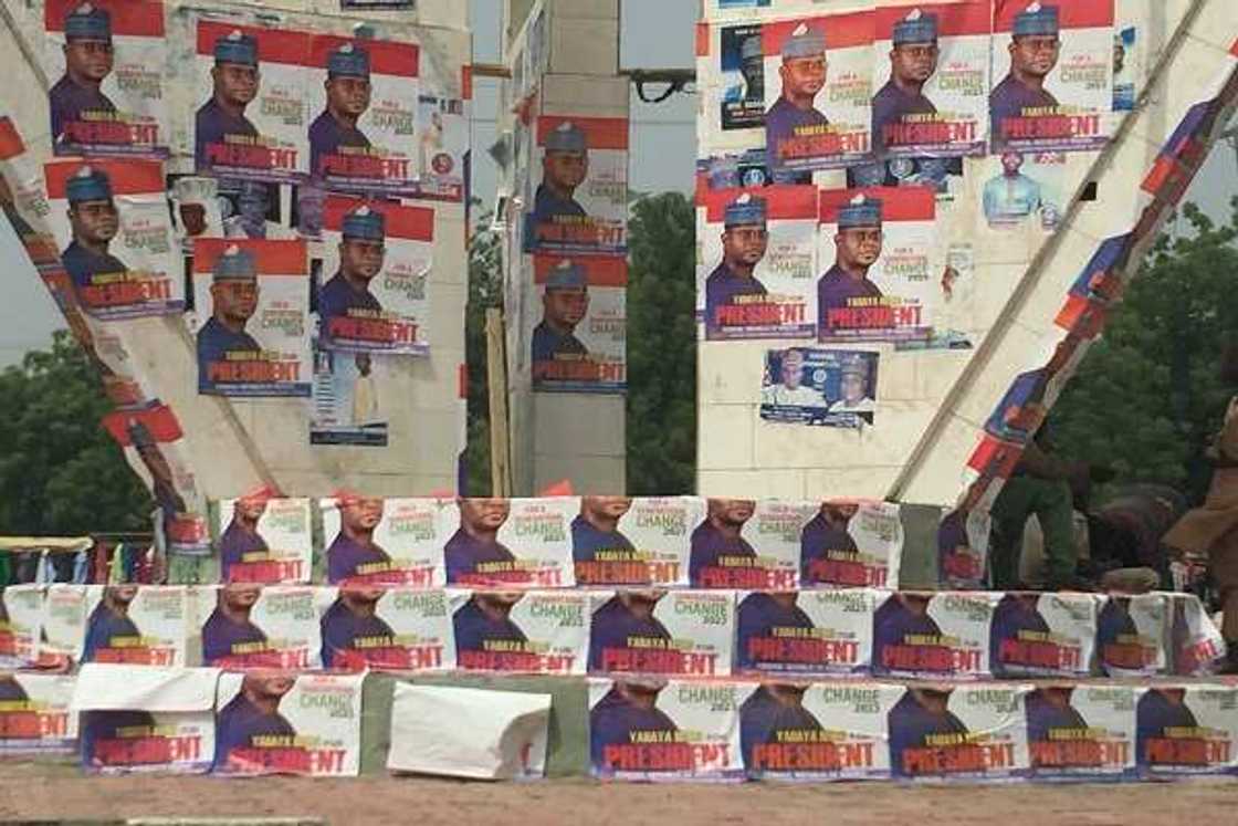 2023: Governor Yahaya Bello's posters flood northern parts of Nigeria 2023: Governor Yahaya Bello's posters flood northern parts of Nigeria