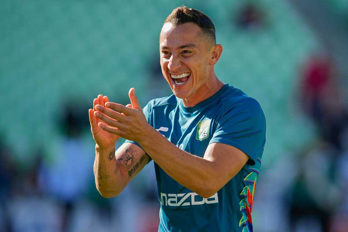 Andres Guardado at Corona Stadium Andres Guardado at Corona Stadium