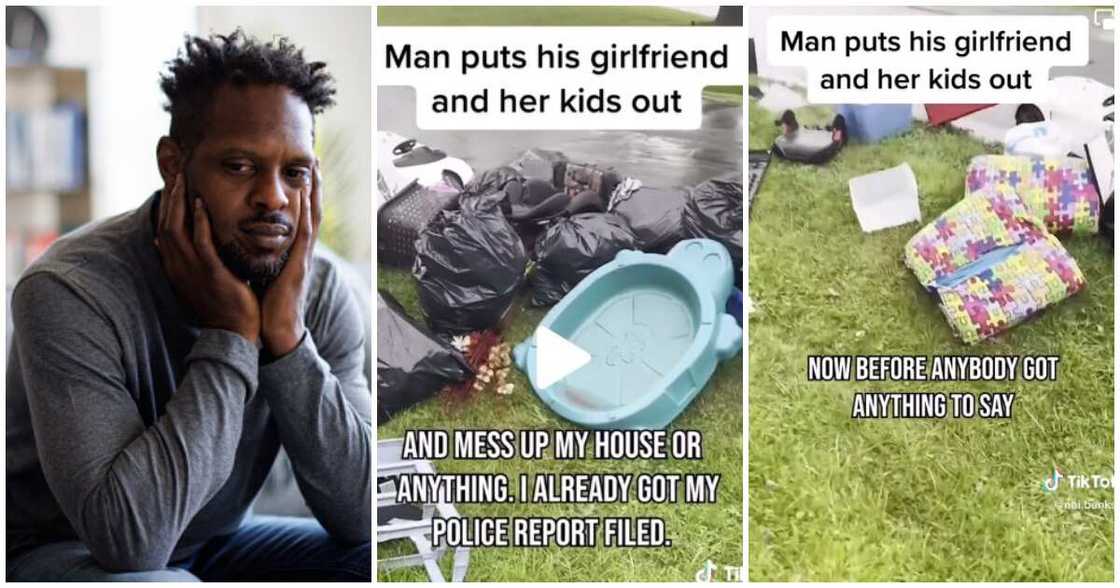 Man sends his girlfriend out of his house,girlfriend, throws out, kids Man sends his girlfriend out of his house,girlfriend, throws out, kids