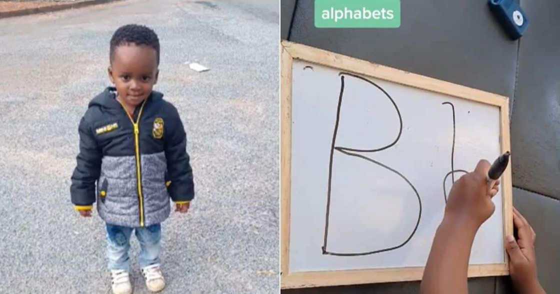 TikTok video of three year old who can write amazes SA